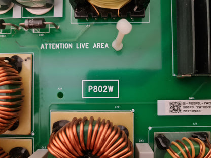 TCL 85C825 POWER SUPPLY BOARD 40-P802HL-PWB2LG 08-P802W0L-PW200AA