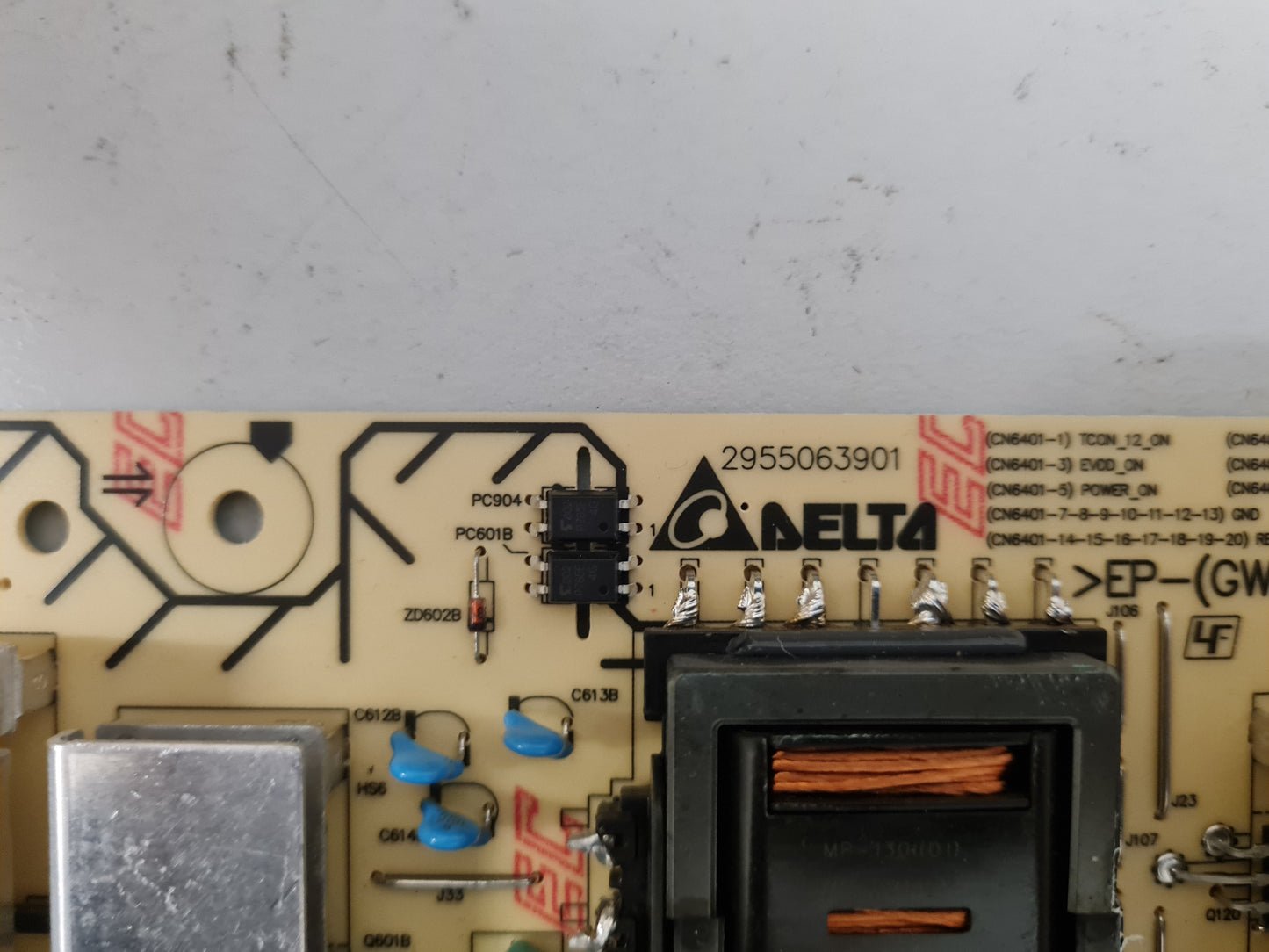 SONY KD- 55A8H POWER SUPPLY BOARD G93F AP-P397AM-1 100640311 2955063901