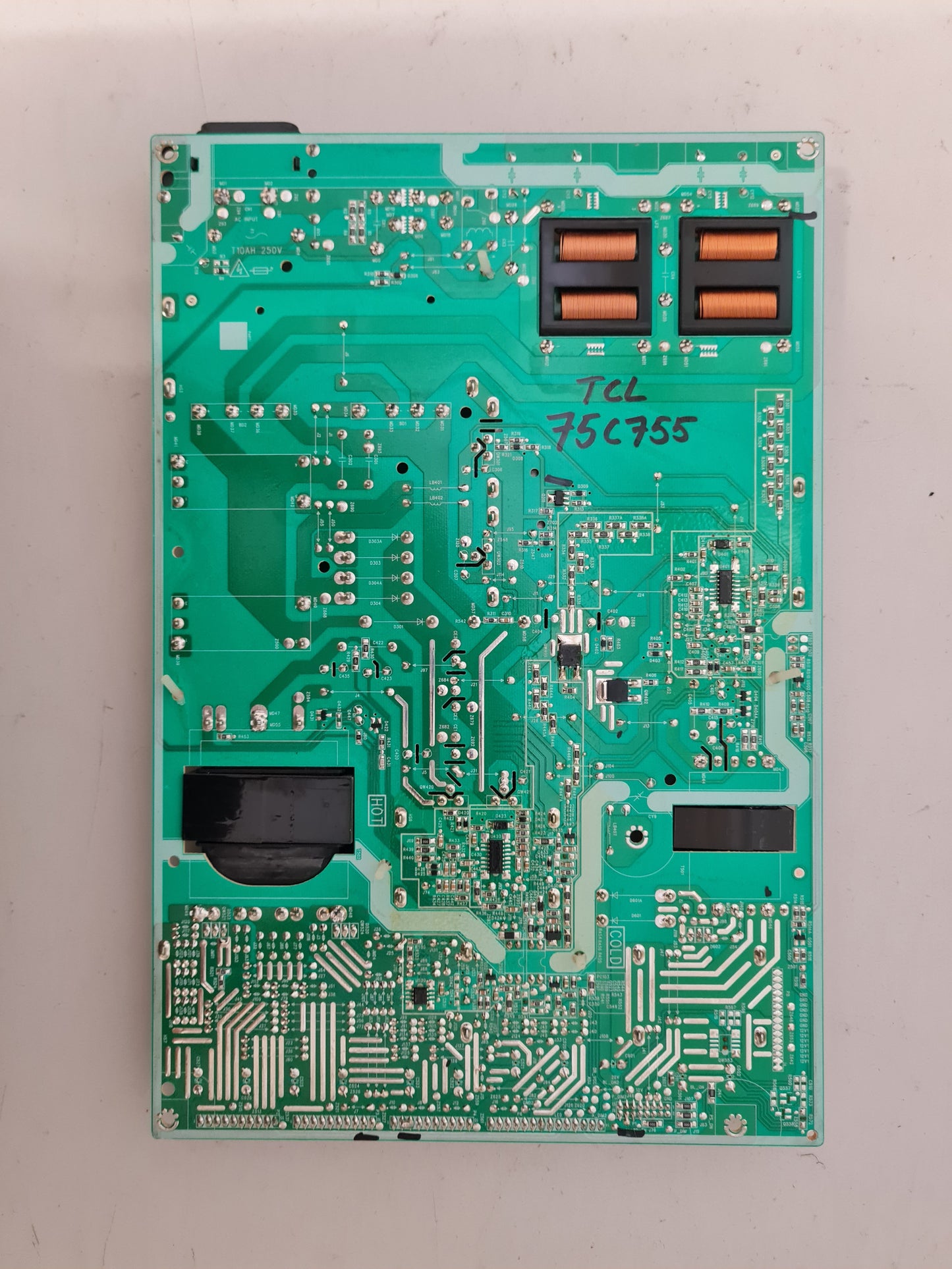 TCL 75C755 POWER SUPPLY BOARD P40SW 40-P40SWL-PWB1ZG 11601-500122 20240314