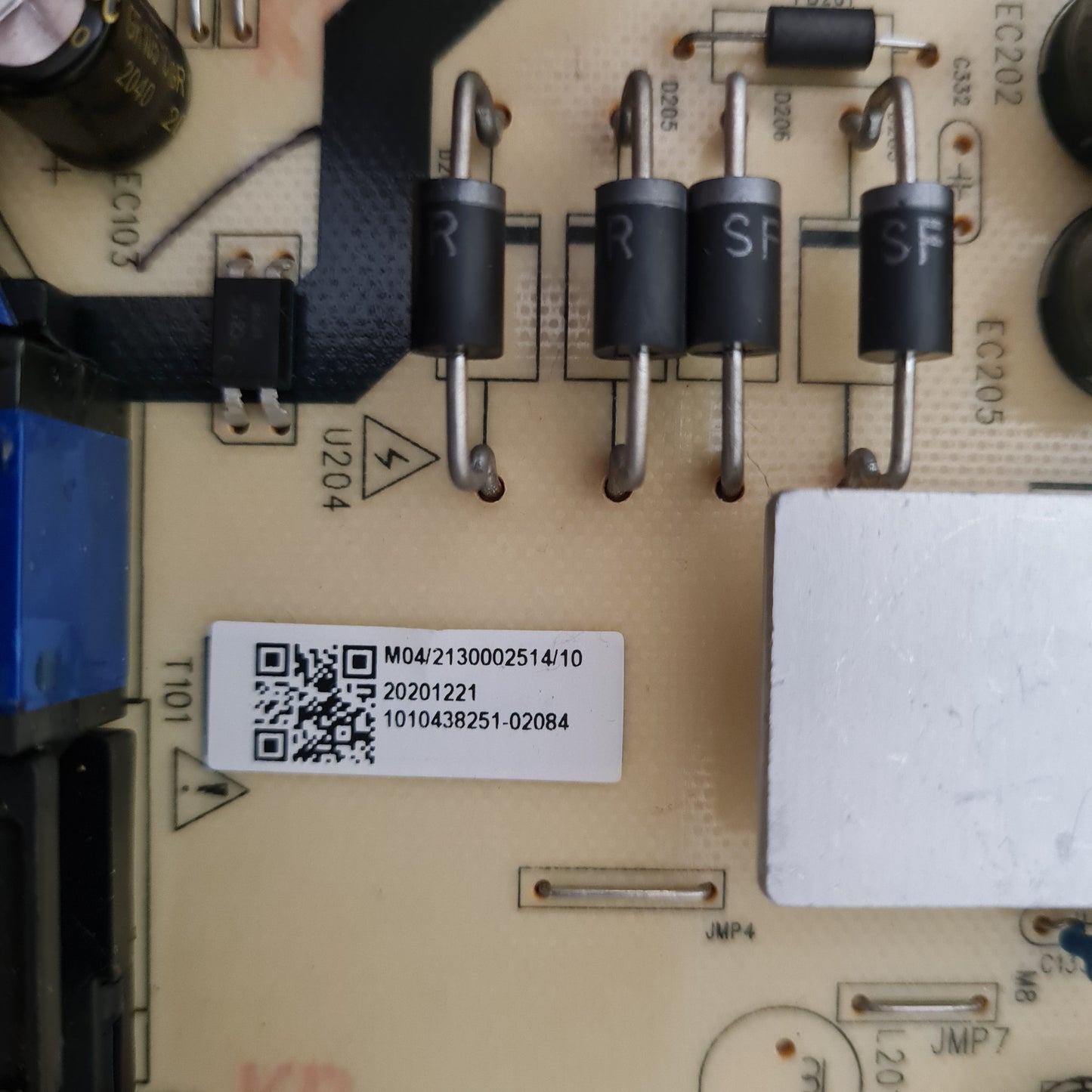 BLAUPUNKT BP650USG9700Q POWER SUPPLY BOARD TV7001-ZC02-01 E021M509-A2