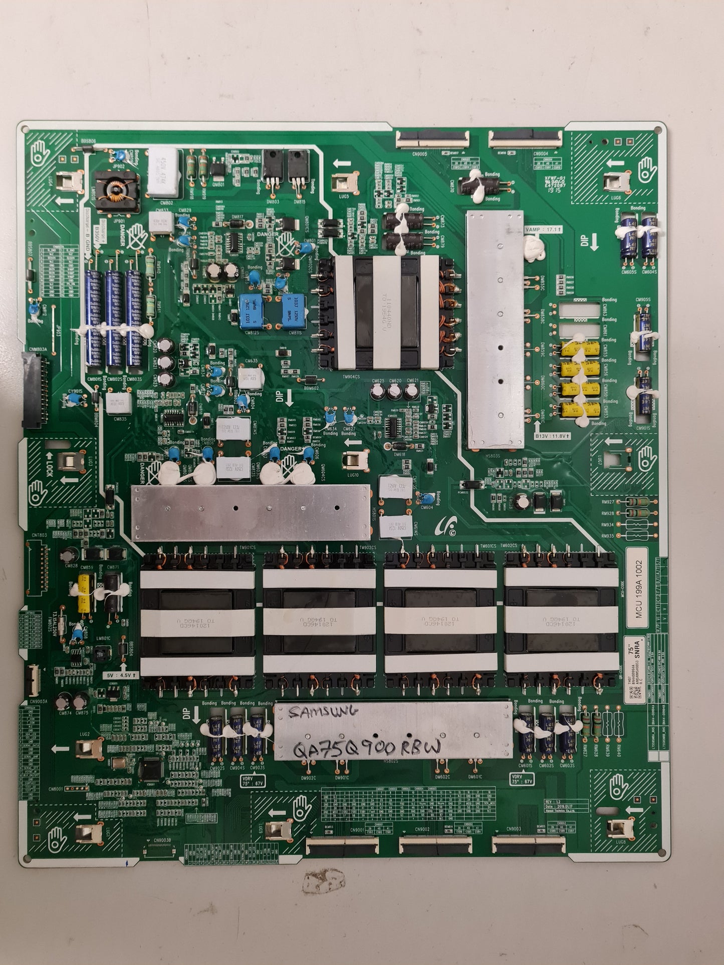 SAMSUNG QA75Q900RBW POWER SUPPLY BOARD BN44-0994A L75S9SNRA_RHS