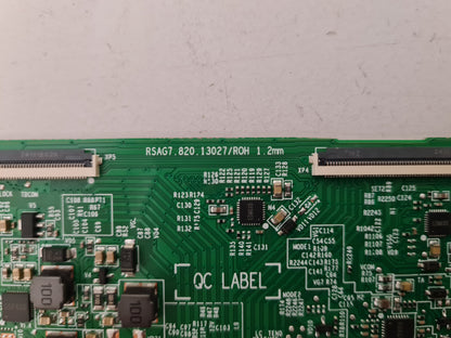 HISENSE 50Q6NAU T-CON BOARD RSAG7.820.13027 355295