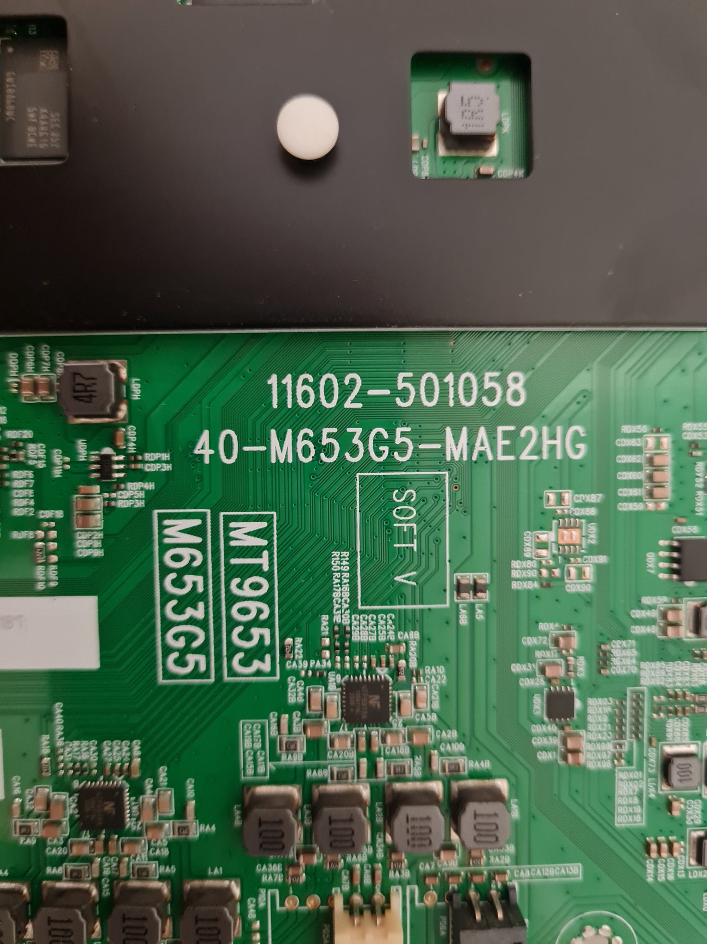 TCL 75C755 MAIN BOARD 11602-501058 40-M653G5-MAE2HG MT9653 M653G5