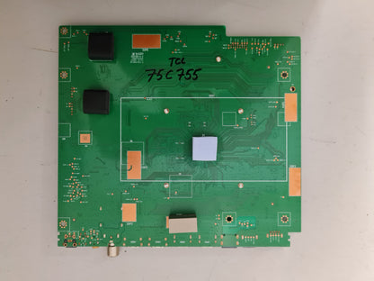 TCL 75C755 MAIN BOARD 11602-501058 40-M653G5-MAE2HG MT9653 M653G5