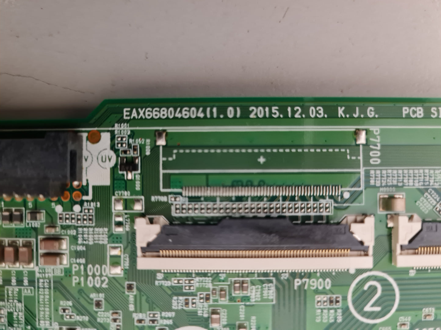 LG 49UH652T -TA.AAUWLH MAIN BOARD 63650801 64206201 EAX66804605 1.0