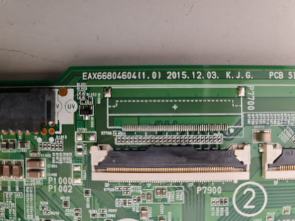 LG 49UH652T -TA.AAUWLH MAIN BOARD 63650801 64206201 EAX66804605 1.0