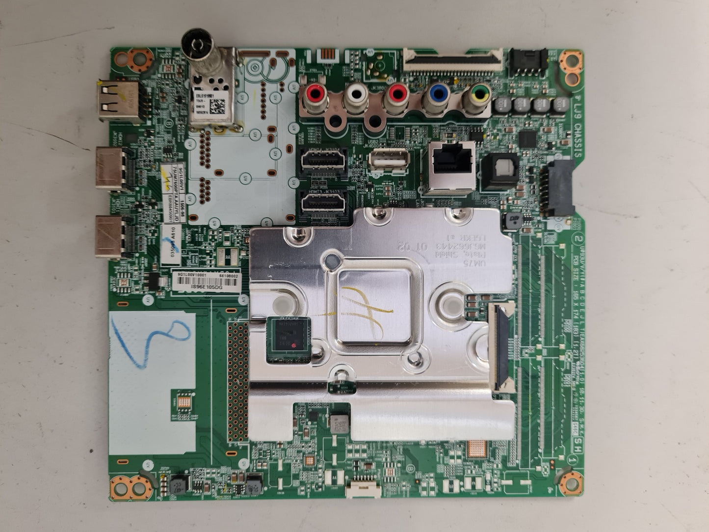 LG 75UM7600 PTA.TA.AAUYLD MAIN BOARD EBR88450901 66108002 EAX68253604 1.0