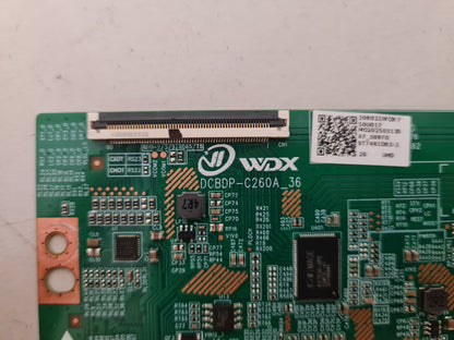 KOGAN KAQL75WQ98GSVA T-CON BOARD DCBDP-C260A_36 ST7461D03-2