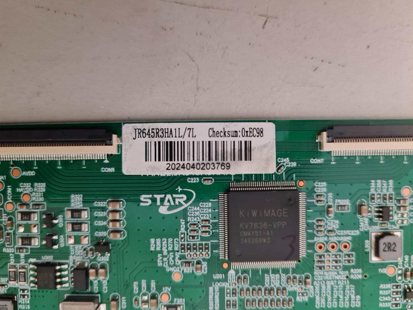 KOGAN KALED65T96QA T-CON BOARD JR645R3HA1L/7L