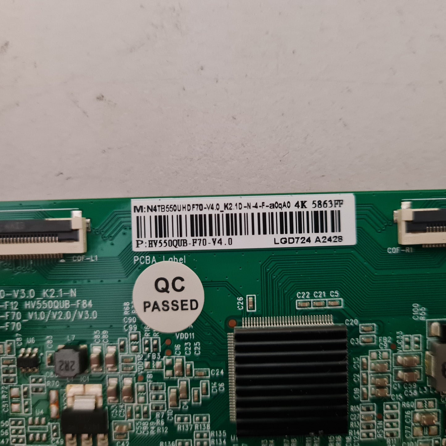KOGAN KALED55R94KA T-CON BOARD HV550QUB-F70-V4.0