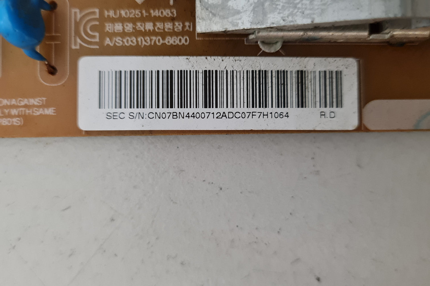 SAMSUNG UA60H6400 POWER SUPPLY BOARD BN44-00712A L60X1T_EDY