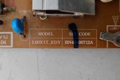 SAMSUNG UA60H6400 POWER SUPPLY BOARD BN44-00712A L60X1T_EDY