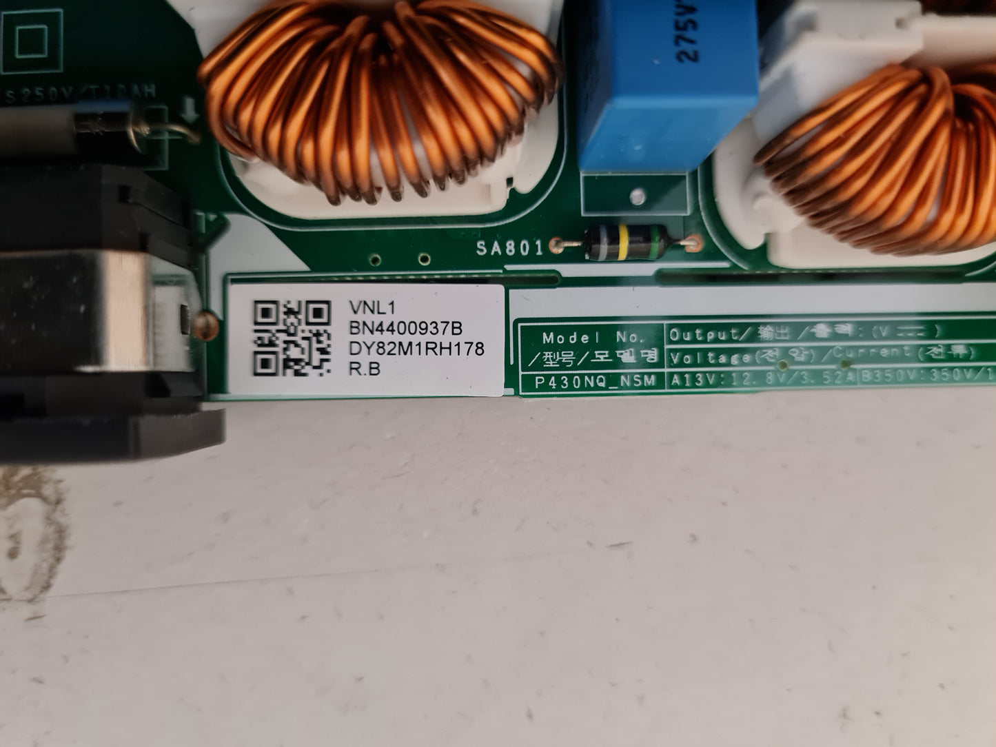 SAMSUNG QA65Q900RBW XXY ONE CONNECT POWER SUPPLY BOARD BN44-00937B