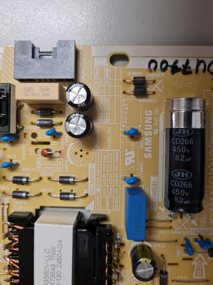 SAMSUNG UA43DU7700 POWER SUPPLY BOARD BN44-01266C L43S6_DVD