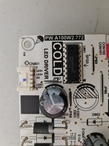 FFALCON FF55U65 POWER SUPPLY BOARD PW.A100W2.772
