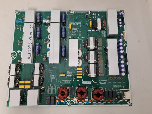 LG OLED 83C1PTA POWER SUPPLY BOARD LGP83C1-21OP EPCA80CB2A 3PCR02925A EAY65895101