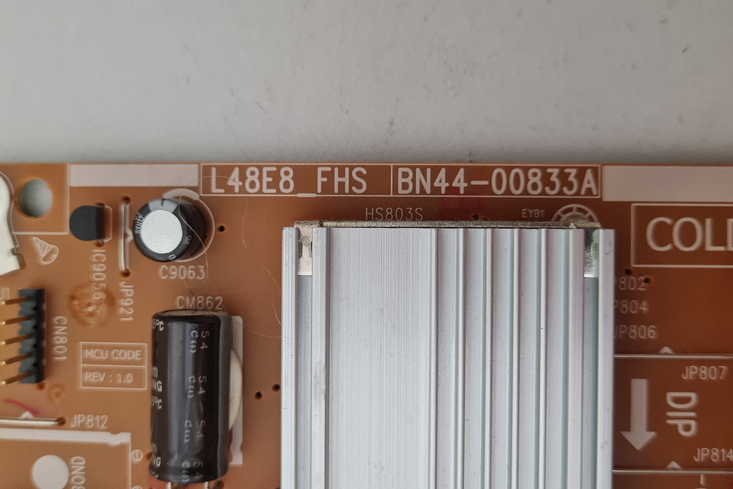 SAMSUNG UA55JS8000 POWER SUPPLY BOARD BN44-00833A L48E8_FHS