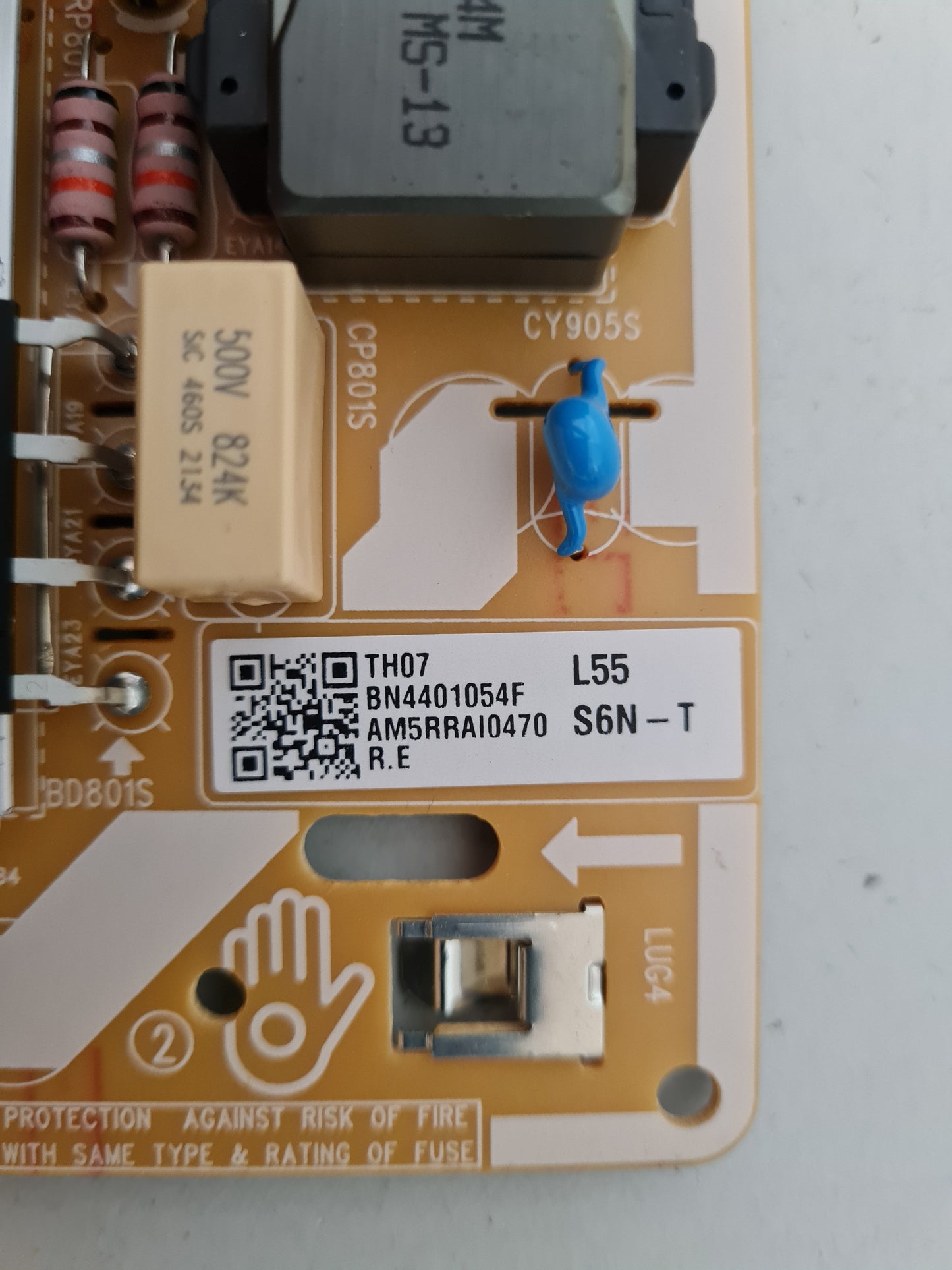 SAMSUNG HG50AJ690K POWER SUPPLY BOARD BN44-01054F L55S6N_THS