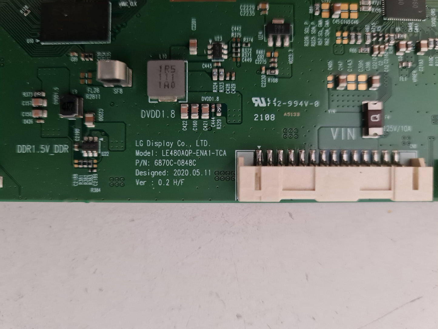 SONY XR-65A80J T-CON BOARD 6870C-0848C 6871L-6385B
