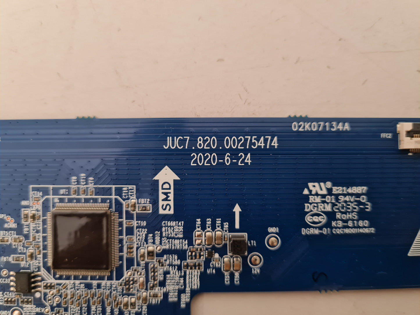 KOGAN KALED70XU9210STB T-CON BOARD JUC7.820.00275474