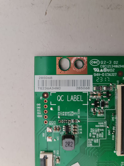 TOSHIBA 43C350MP T-CON BOARD RSAG7.820.10595 285068