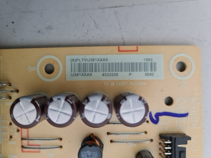 PHILIPS 58PUT6183 POWER SUPPLY BOARD 715G9860-P01-000-003S PLTVIJ381XXA9