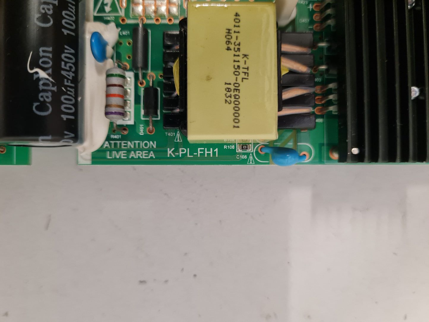 PHILIPS 43PUT6002/98 POWER SUPPLY BOARD K-PL-FH1 2004761 4702-2PLFH1-A4231B01