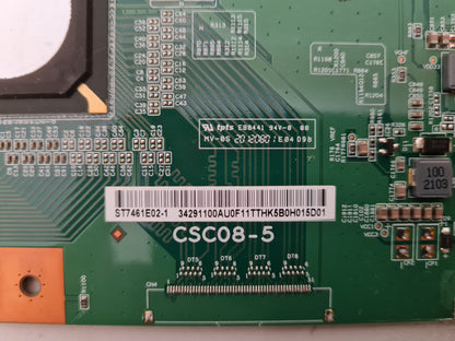 KOGAN KALED75RT9220SVA T-CON BOARD CSC08-5 ST7461E02-1