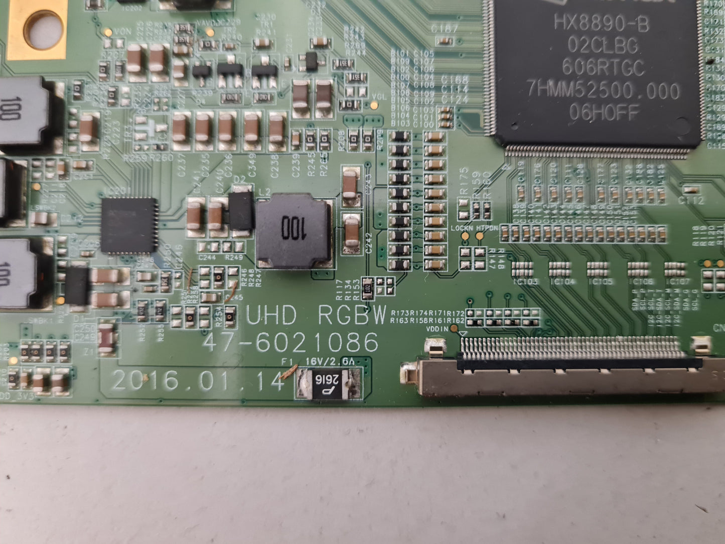 LG 49UH610T -TB.BAUFLJD T-CON BOARD HV490QUBB26 47-6021086