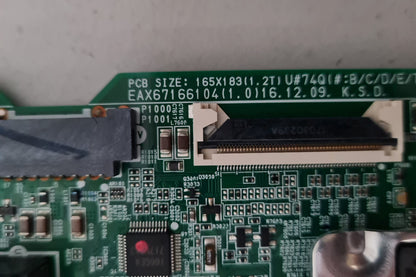 LG 65UJ654T .TD.AAUYLJD MAIN BOARD 64621403 EAX67166104 1.0