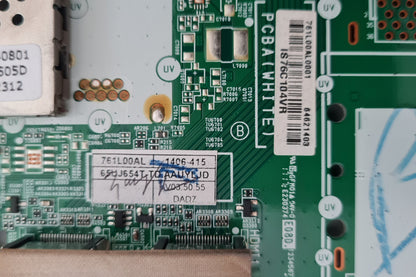 LG 65UJ654T .TD.AAUYLJD MAIN BOARD 64621403 EAX67166104 1.0