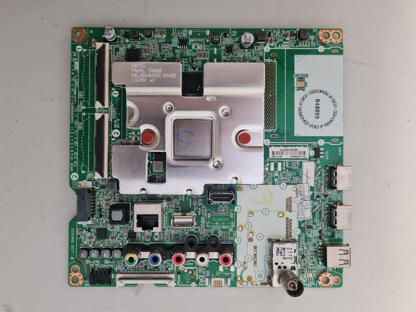 LG 43UN7300PTC .AAUFLJD MAIN BOARD 66477402 EBR30609301 EAX69083603 1.0