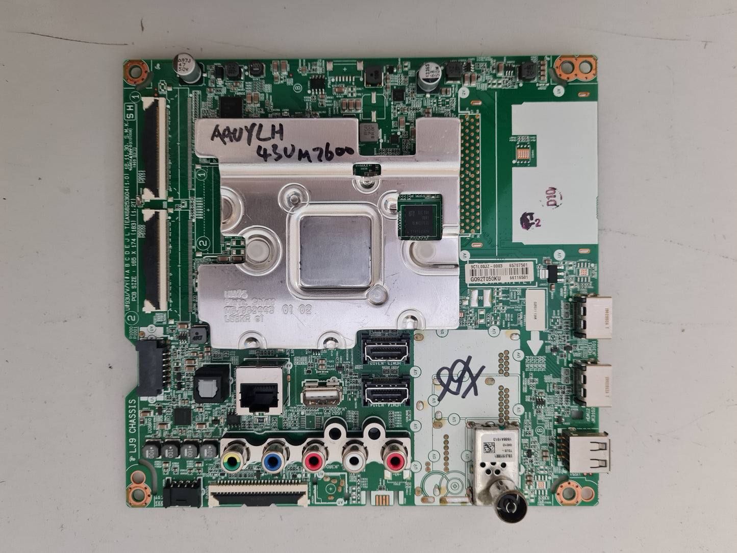 LG 43UM7600PTA MAIN BOARD 65707501 66116501 EAX68253604 1.0