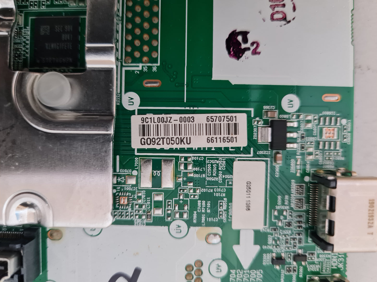 LG 43UM7600PTA MAIN BOARD 65707501 66116501 EAX68253604 1.0