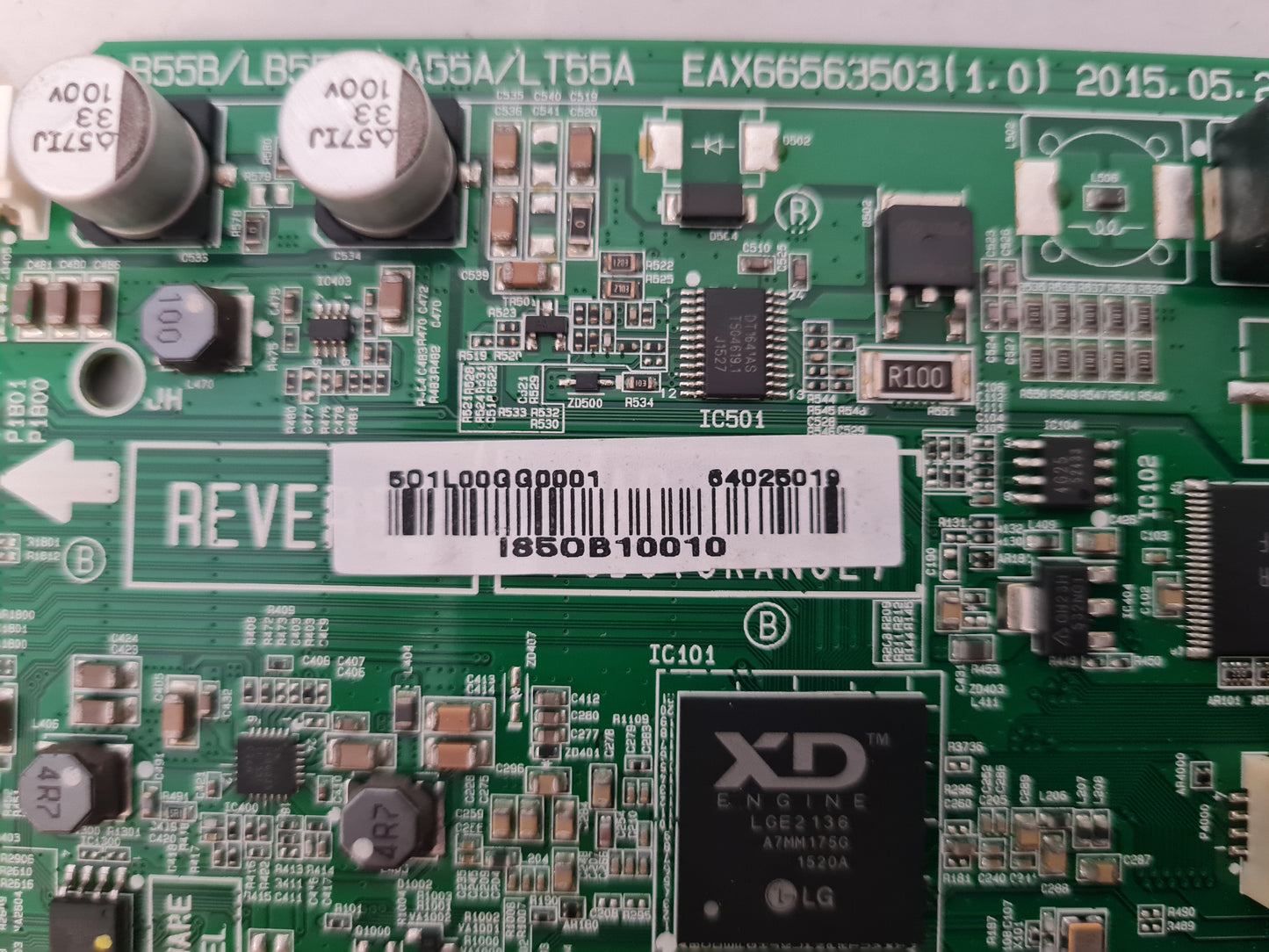 LG 32LF510B -TC.AAUFLJD MAIN BOARD EAX66563503 1.0 64025019