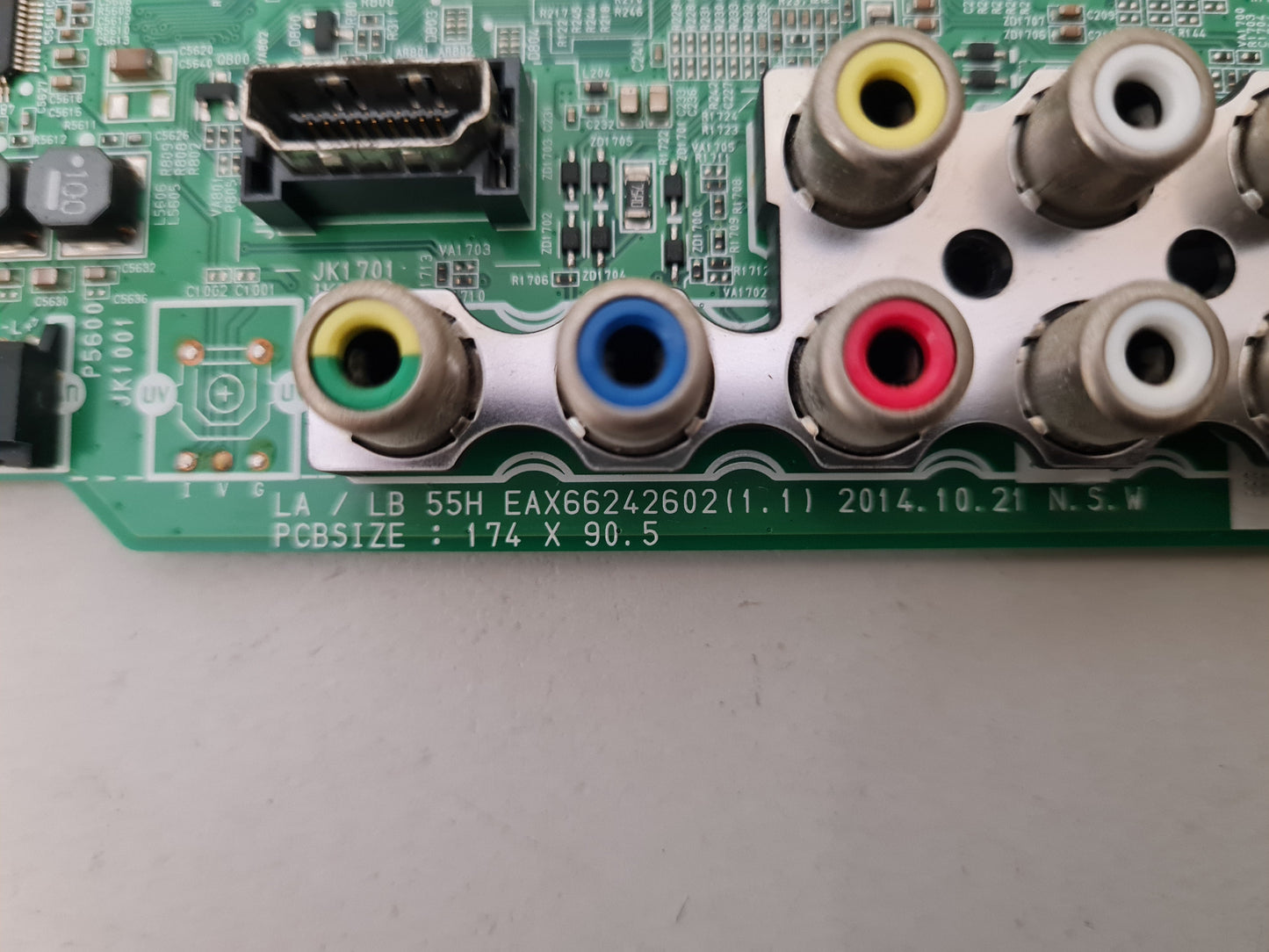 LG 32LF550B MAIN BOARD EBU63005701 EBT63616707 EAX66242602 1.1