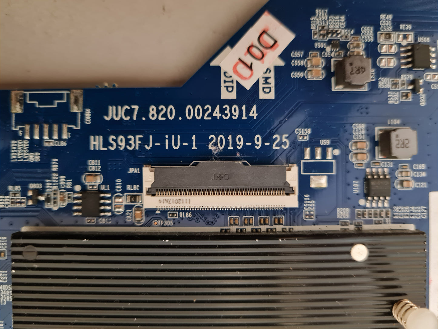 KOGAN KALED50XU9220STD MAIN BOARD HLS93FJ-IU-1 JUC7.820.00243914