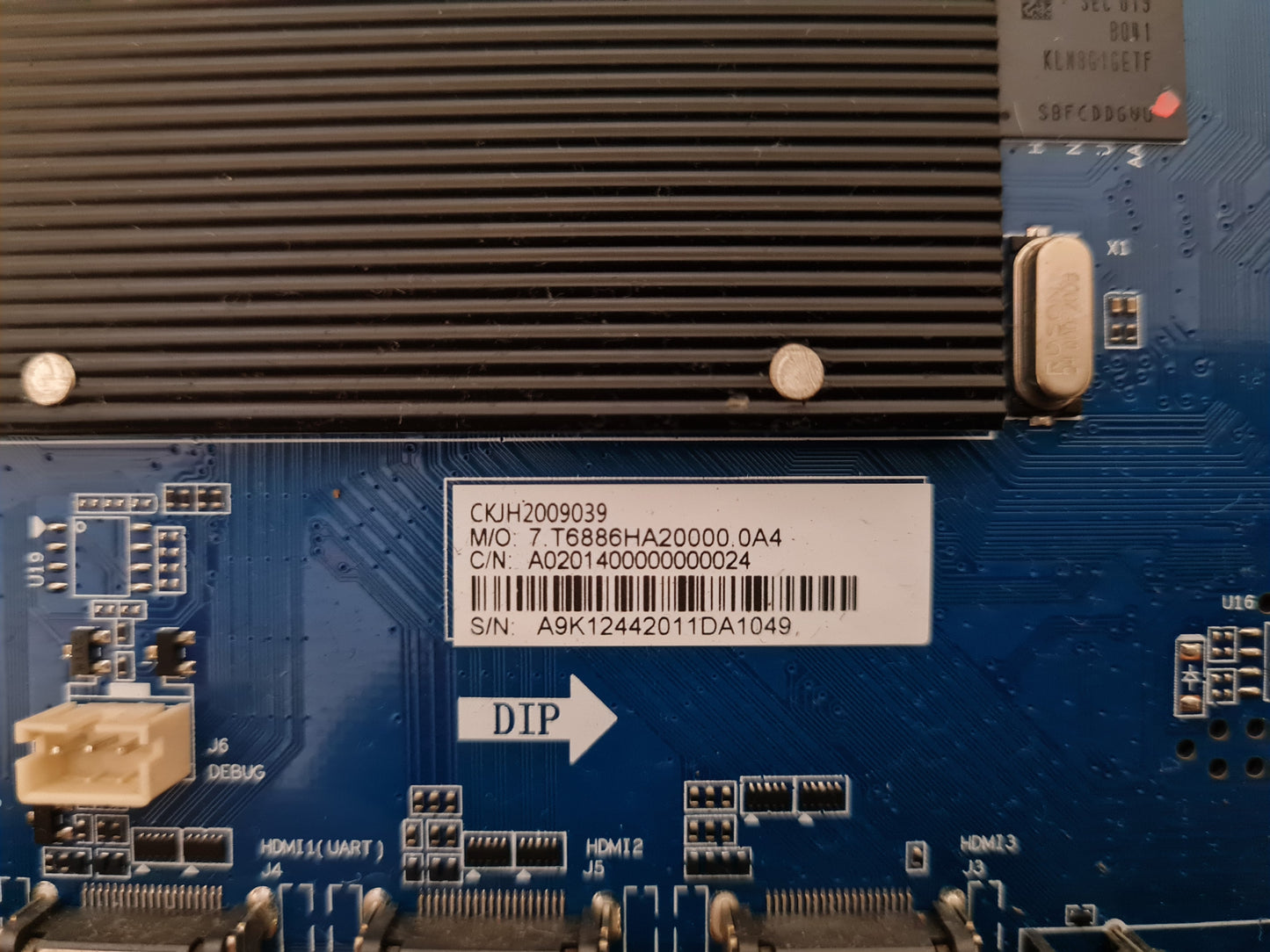 KOGAN KALED50RU9210SUA MAIN BOARD CV6886H-A