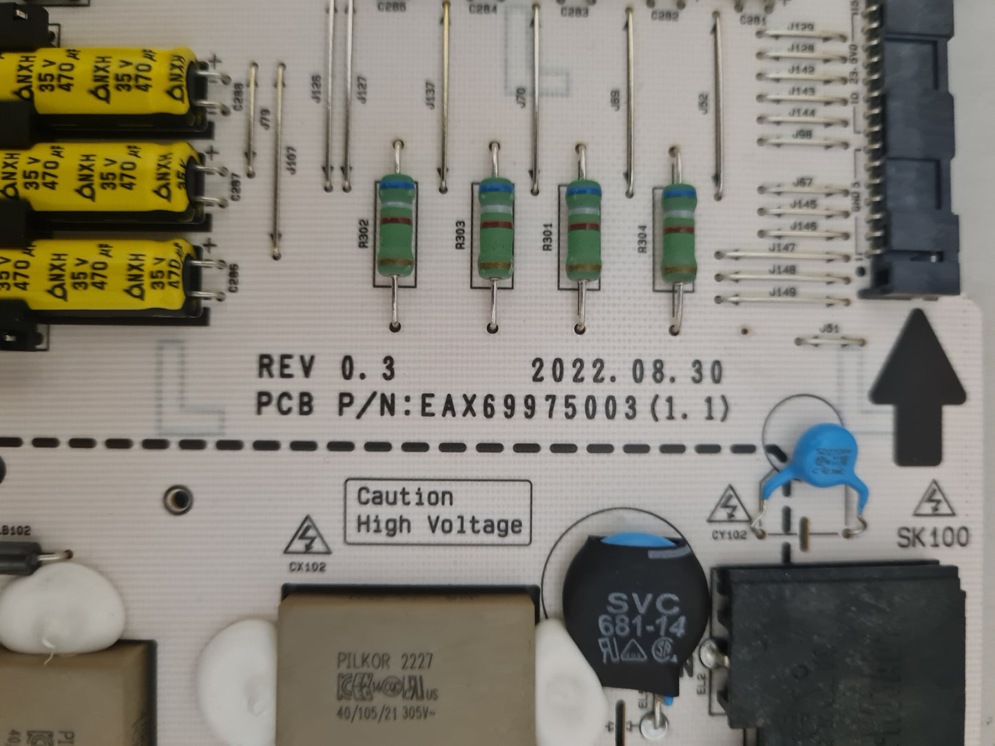 LG OLED 65G3PSA POWER SUPPLY BOARD EAX69975003 1.1 LGPS65G3-23OP