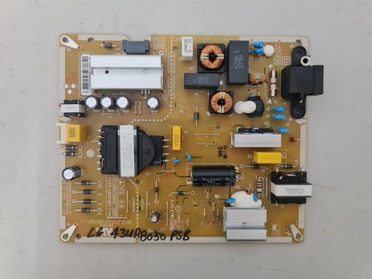 LG 43UR8050PSB POWER SUPPLY BOARD EAX69502103 1.0 LGP43NT-21U1 EPCD10CB1C 3PCR03132A