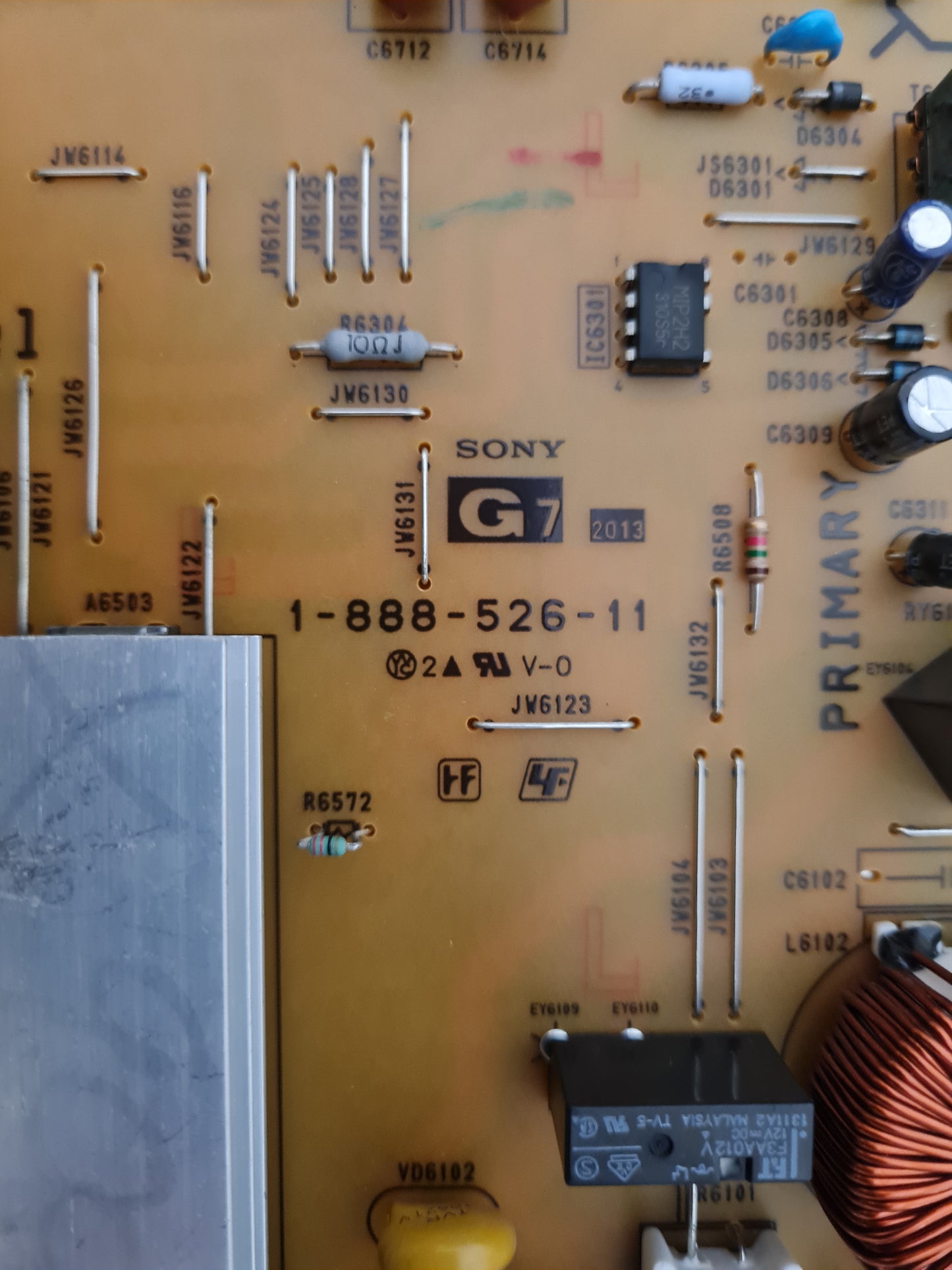 SONY KD- 55X8504A POWER SUPPLY BOARD 1-888-526-11 APS-353 G7 147451711