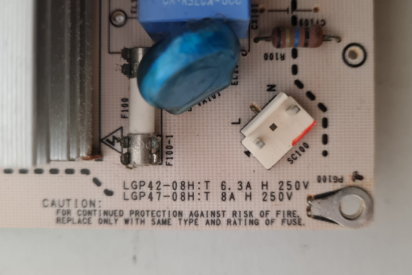 LG 42LG50FD POWER SUPPLY BOARD EAX40157601/17 EAY40505202LGP42-08H:T