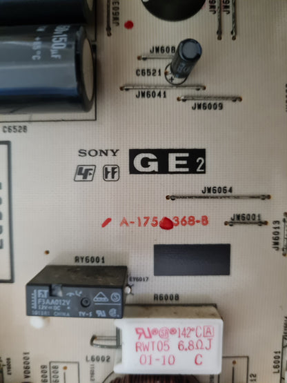 SONY KDL- 46NX700 POWER SUPPLY BOARD GE2B 1-881-955-12 A1754368B