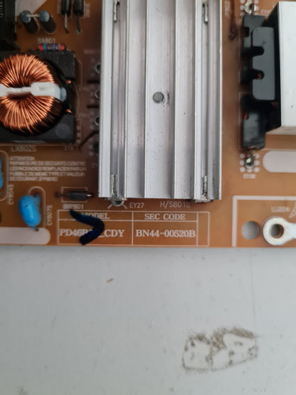 SAMSUNG UA40ES6600 POWER SUPPLY BOARD BN44-00520B PD46B1Q_CDY