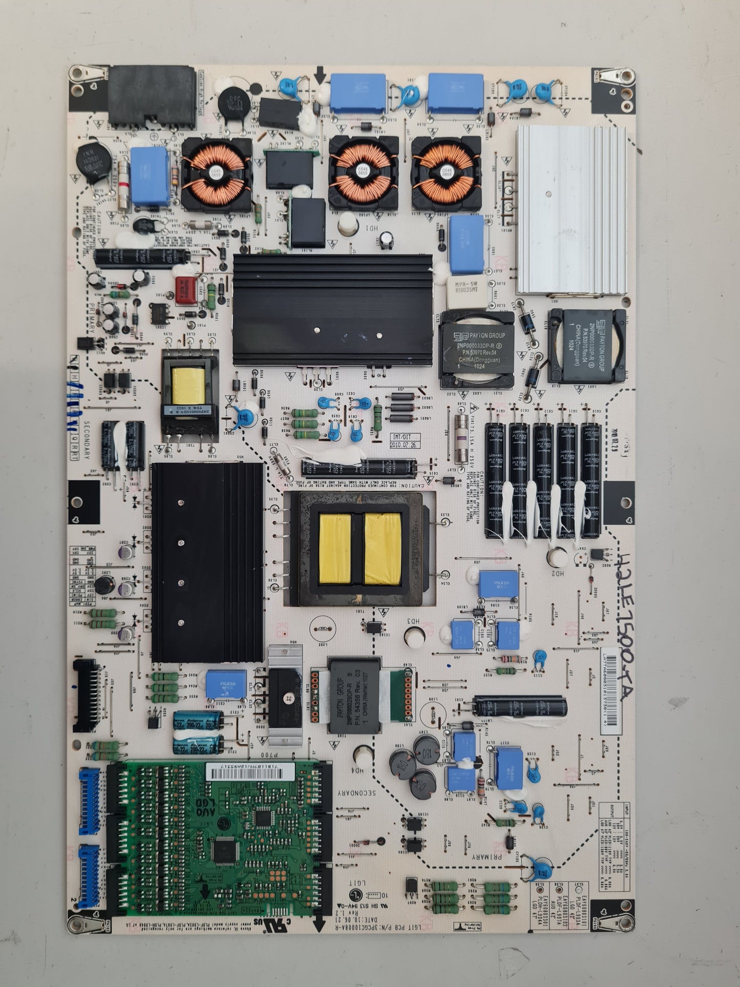 LG 42LE7500 POWER SUPPLY BOARD EAY60803101 3PCGC10008A-R PLDF-L903A