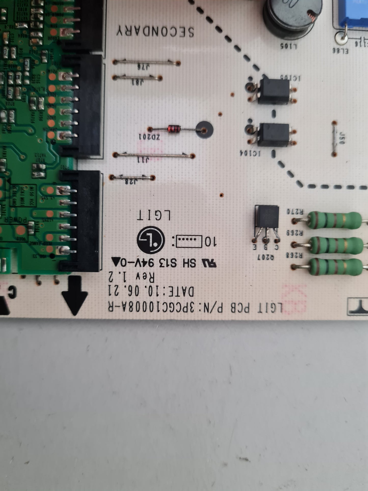 LG 42LE7500 POWER SUPPLY BOARD EAY60803101 3PCGC10008A-R PLDF-L903A