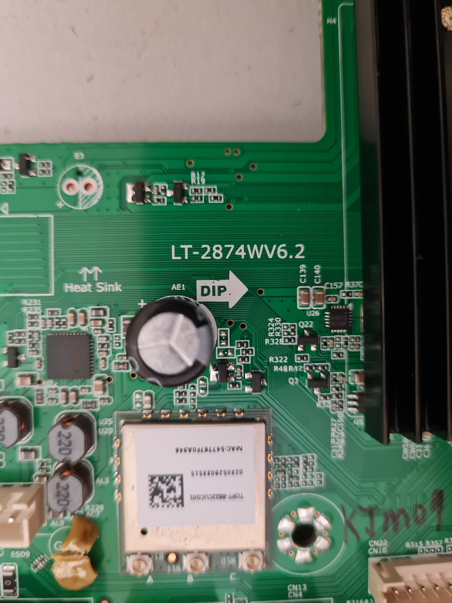 KOGAN KAQL75W94QA MAIN BOARD LT-2874WV6.2