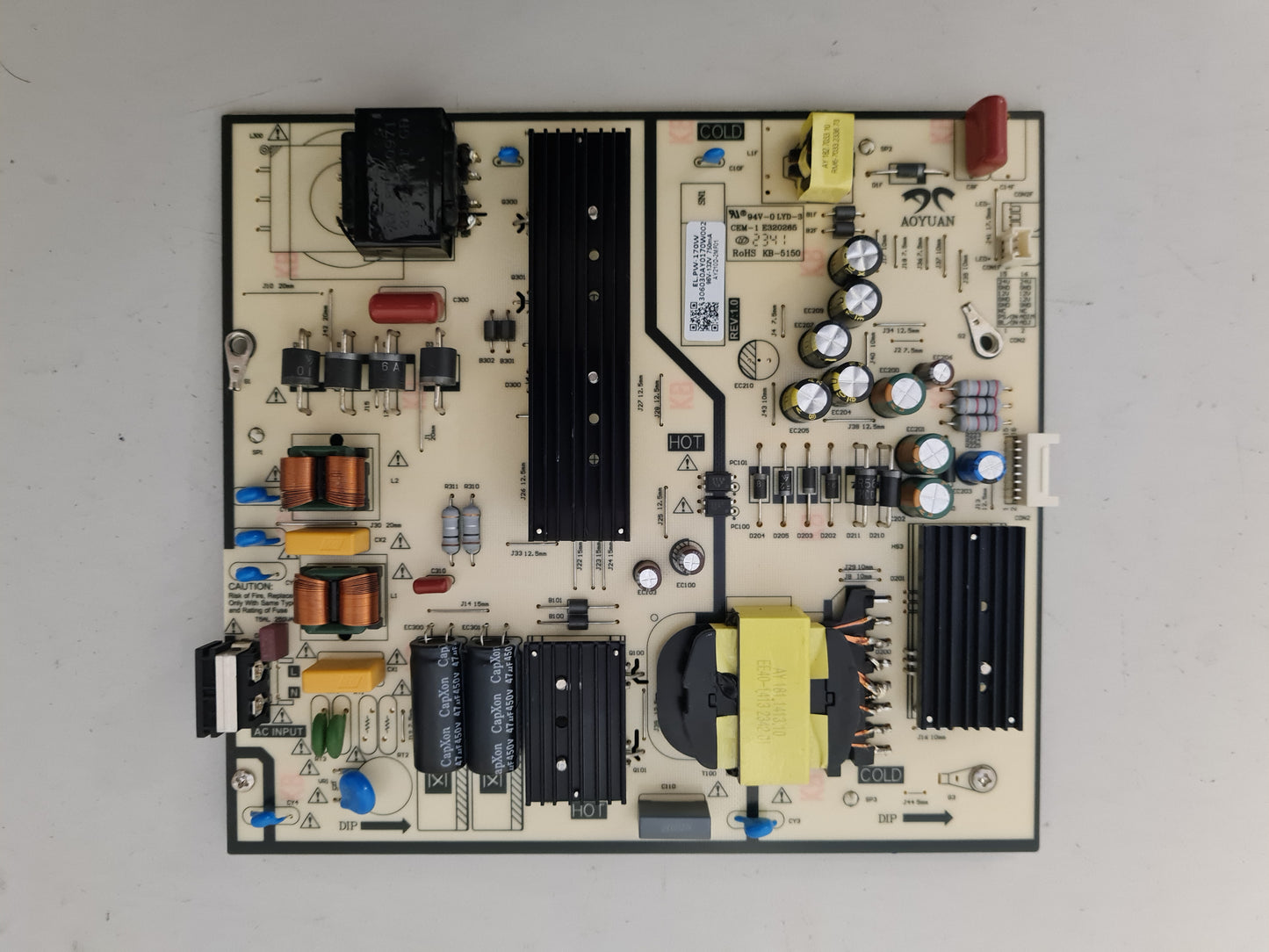 KOGAN KAQL55XQ98GSVA POWER SUPPLY BOARD EL.PW-170W