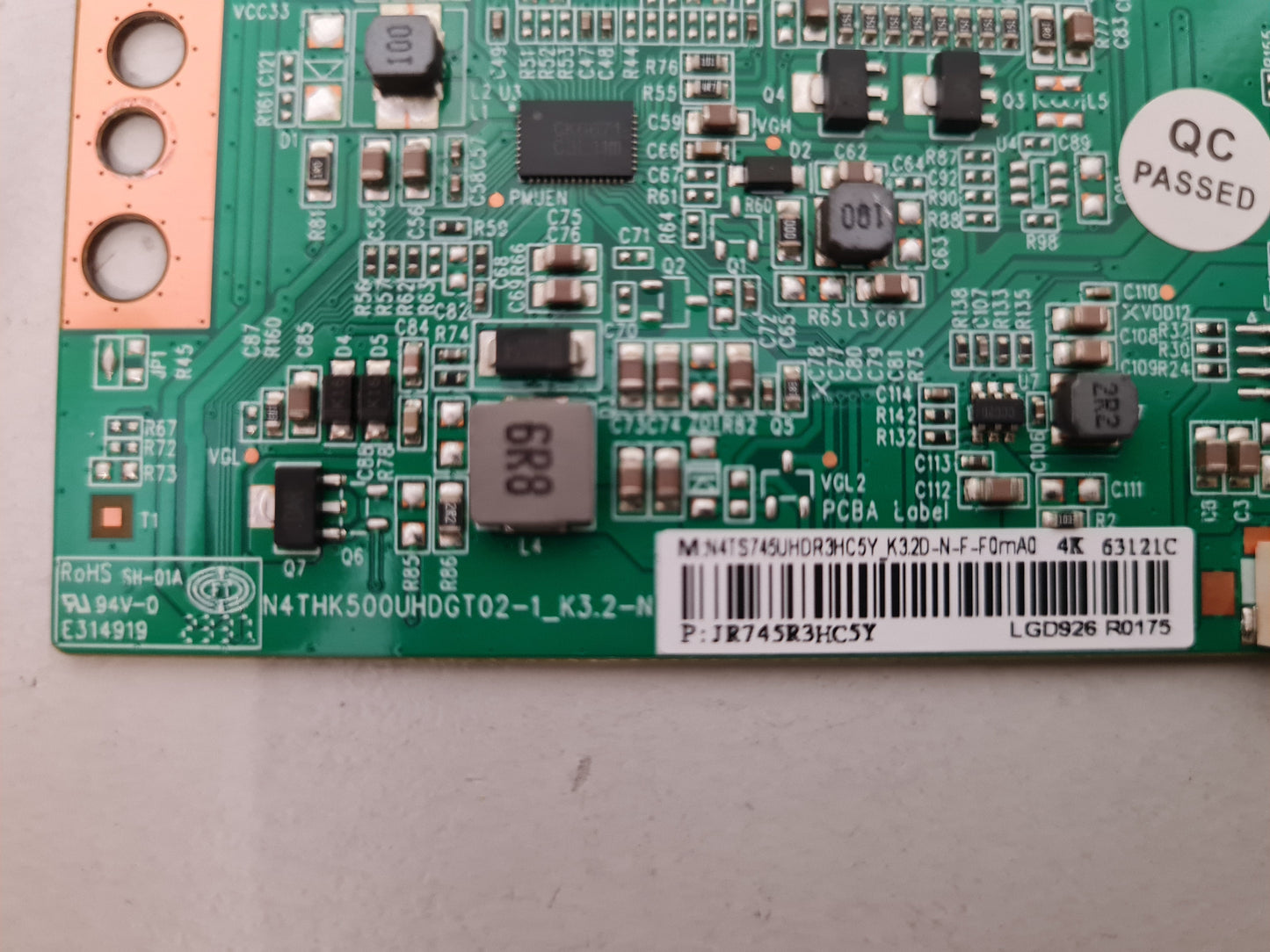 KOGAN KAQL75W94QA T-CON BOARD N4THK500UHDGT02-1_K3.2-N N4TS74UHDR3HC5Y_K3.2D-N-F-F0mA0