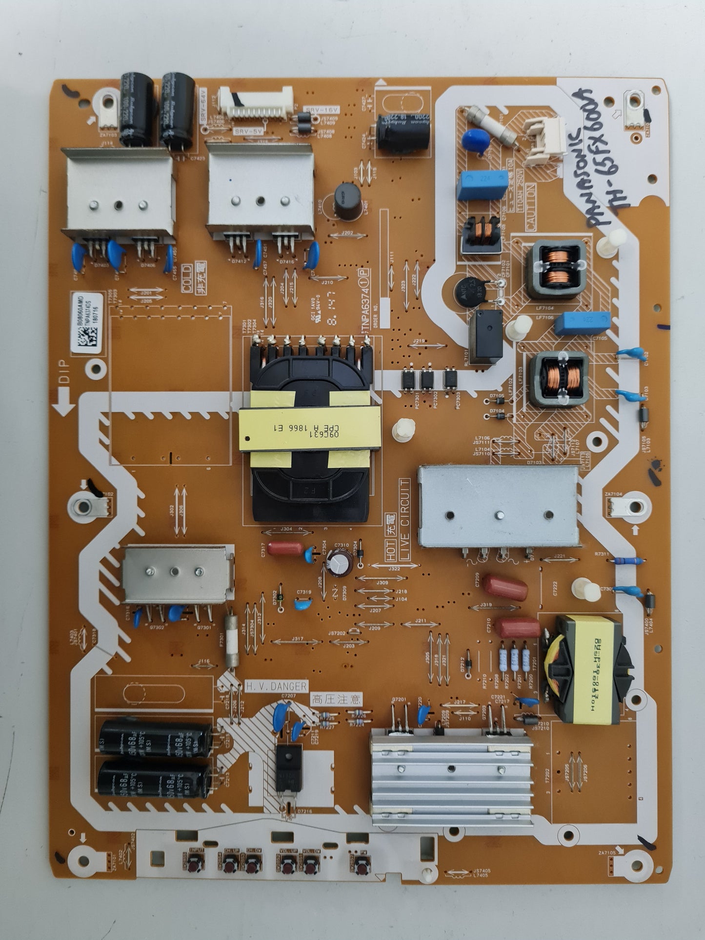 PANASONIC TH- 65FX600A POWER SUPPLY BOARD TNPA6374 (1)[P]